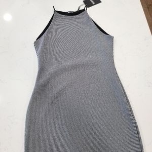 Silver Metalic Dress